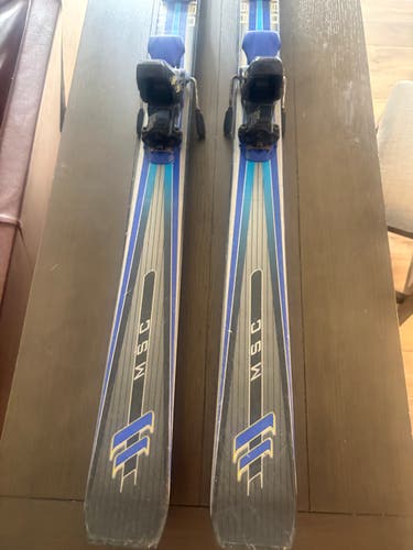 Unisex All Mountain 168 cm K2 MSC Skis With Bindings (Used)