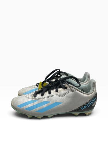 Used Adidas Soccer Cleats Silver Junior 03.5 11847-S000038587