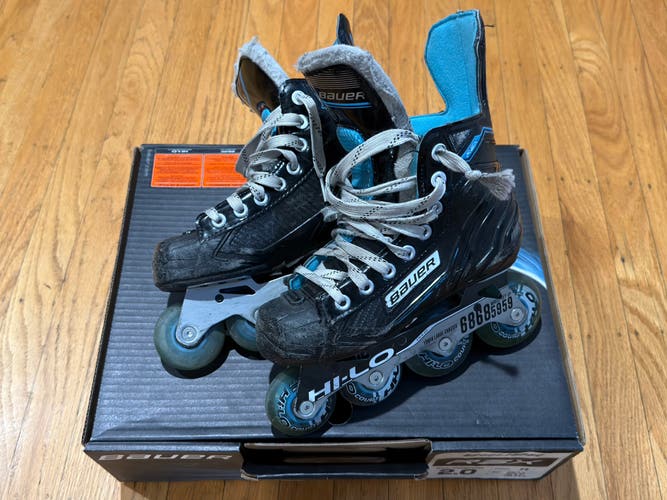 Bauer RSX Inline Skates Regular Width Size 2 (Used)