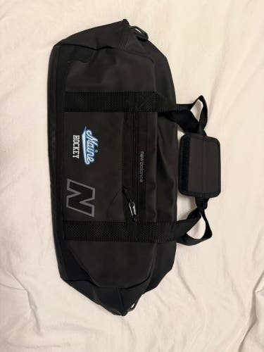 UMaine Hockey Black Adult Unisex New Balance Duffle Bag (New)