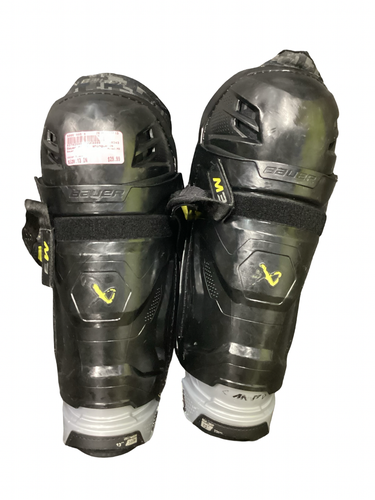 Used Bauer M3 Intermediate Shin Guards Black 13" 11613-S000189516