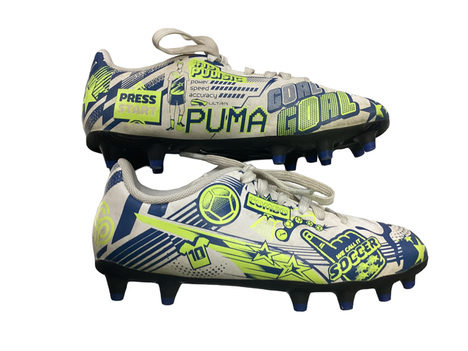 Used Puma Soccer Cleats White Youth 13.0 11613-S000189483