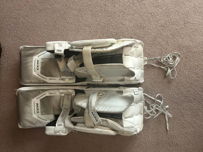 35" CCM Axis F9 Goalie Leg Pads (Used)
