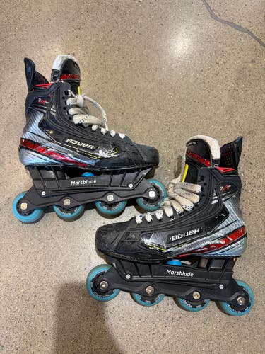 Junior Bauer Vapor 2X Pro Inline Skates Regular Width Size 3 / Marsblade Chasis