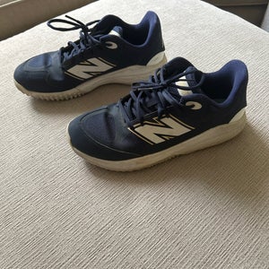 Blue Men's Size M 9.0 (W 10.0) Adult New Balance Fresh Foam Turf 3000 Shoes (Used)