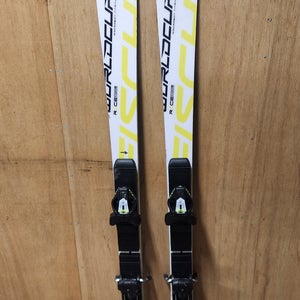 Fischer 150 cm Racing RC4 WC GS Skis With Bindings Max Din 10 (Used)