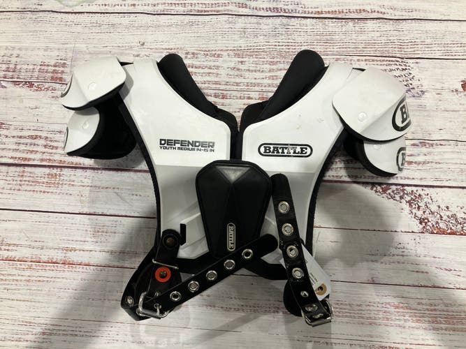 Medium Youth Battle Defender Shoulder Pads (Used)