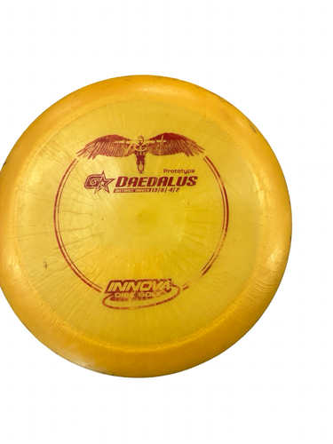 Used Innova GSTAR DAEDALUS Disc Golf Driver Yellow 11682-S000138817