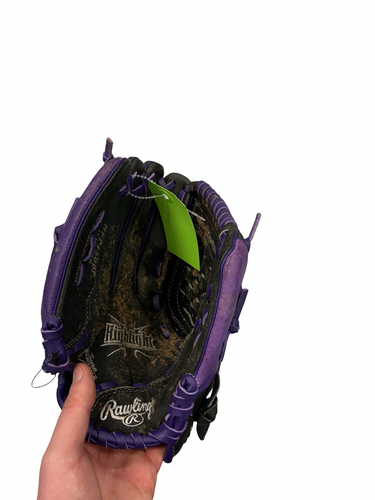 Used Rawlings HIGHLIGHT SERIES BB/SB Glove LH Throw Purple 11 1/2" 11682-S000139082