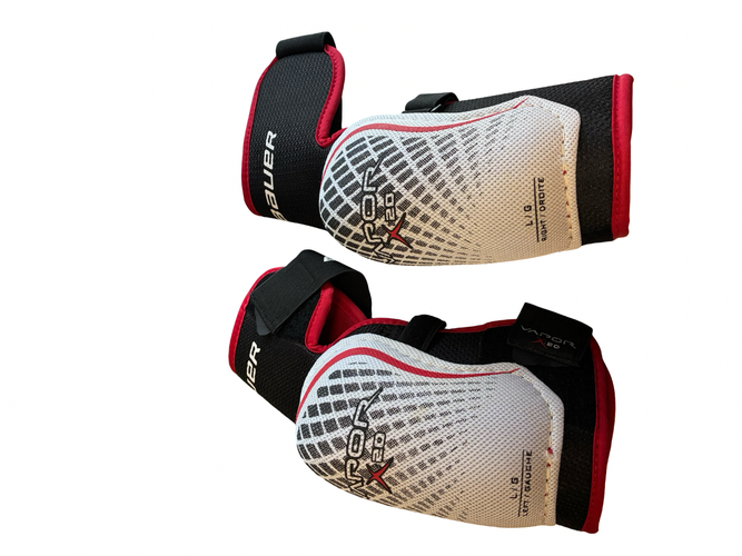 Used Bauer VAPOR X20 ARM PADS Senior Elbow Pads LG 11682-S000139035
