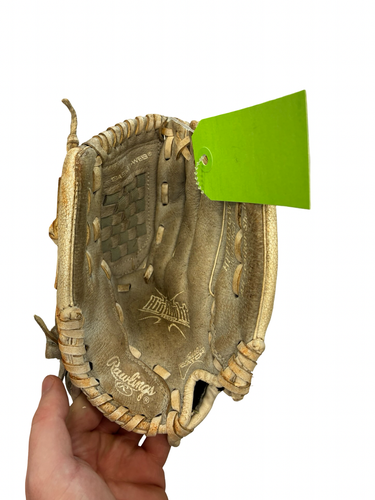 Used Rawlings HIGHLIGHT SERIES BB/SB Glove RH Throw Grey 10 1/2" 11682-S000138991