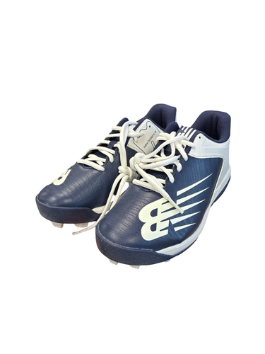Used New Balance CLEATS BB/SB Cleats Navy Blue Junior 04 11682-S000138260