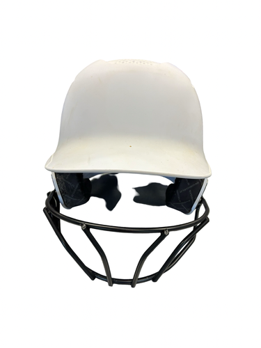 Used Evoshield W/ GUARD Batting Helmet w/Mask White S/M 11682-S000138263