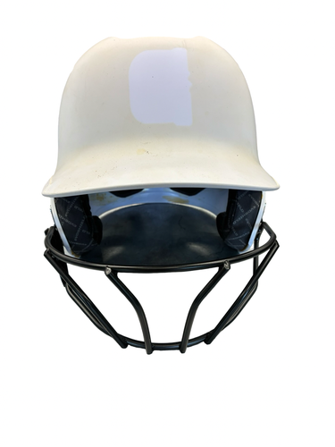 Used Evoshield W/ GUARD Batting Helmet w/Mask White L/XL 11682-S000138272
