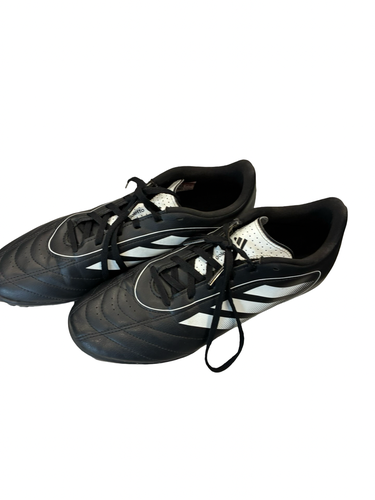 Used Adidas Soccer Indoor Shoes Black Senior 9.5 11682-S000138327