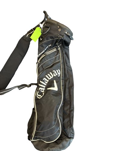 Used Callaway SUNDAY BAG Mens Stand Bag Black 11682-S000138319