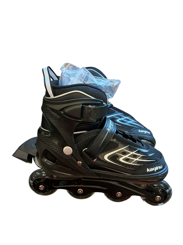 Used KAQINU ADJ SKATES Senior Rec Fitness Skates Black Adjustable 11682-S000138491