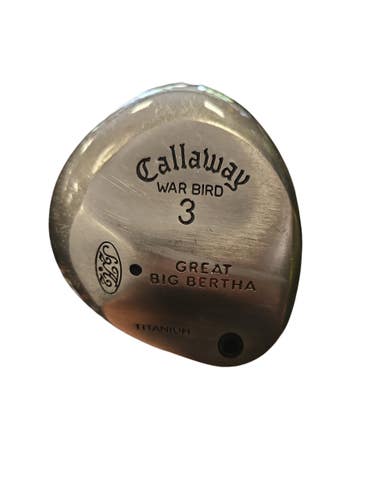 Used Callaway GREAT BIG BERTHA WAR BIRD Mens Fairway Wood RH 3 Wood 11850-S000025580