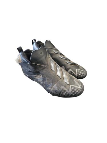 Used Adidas Jr FB Cleats Black Junior 03.5 11850-S000024967