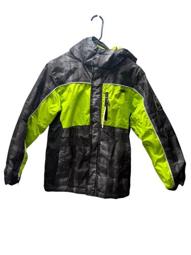 Used Outerwear Heavy Jacket Y Black And Optic Yellow LG 11835-S000211732