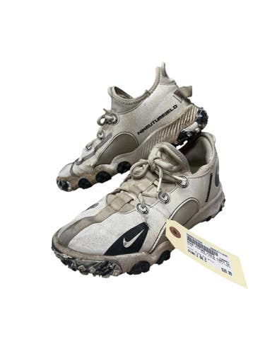 Used Nike FUTURE FIELD TURFS BB/SB Cleats Black And White Junior 04.5 11835-S000212228