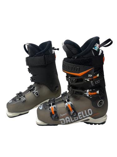 Used Dalbello AVANTI 100 Mens DH Ski Boot Grey 275 MP - M09.5 - W10.5 11835-S000212242