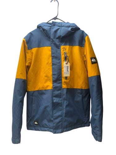 Used Quiksilver Outerwear Heavy Jacket M Navy Blue And Yellow XL 11835-S000212261