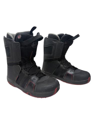 Used Salomon ECHELON Mens Snowboard Boots Black Senior 12 11835-S000212278