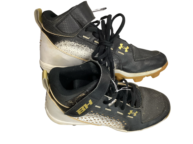 Used Under Armour BH BB/SB Cleats Black Junior 03 11613-S000188158