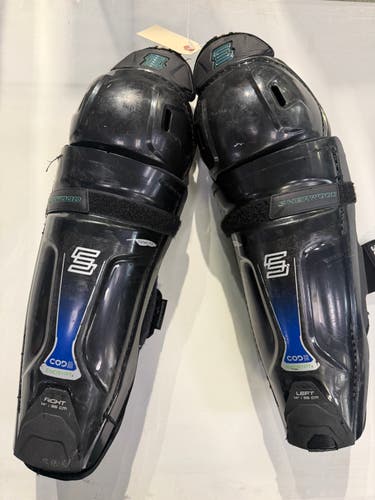 Senior Sher-Wood Code Encrypt 1 Shin Pads 14" Pro Stock (Used)