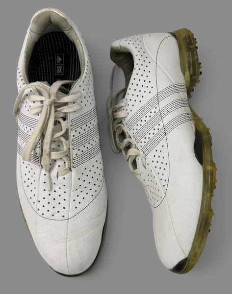Men's Adidas adiPURE Nuovo Golf Shoes White 10.5 M | SidelineSwap