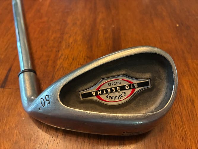 Men's Callaway Big Bertha Right Handed Wedge Uniflex 50 Degree Steel Shaft (Used)