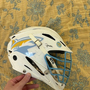LIU Sharks Player-Issued STX Rival Helmet - NCAA Div 1