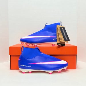 Blue Kids 4Y (Big Kids / Youth) Nike Mercurial Superfly 10 Elite FG Soccer Cleats (New) FQ8304-446