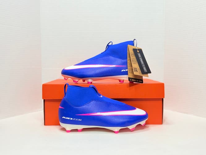 Blue Kids 4Y (Big Kids / Youth) Nike Mercurial Superfly 10 Elite FG Soccer Cleats (New) FQ8304-446