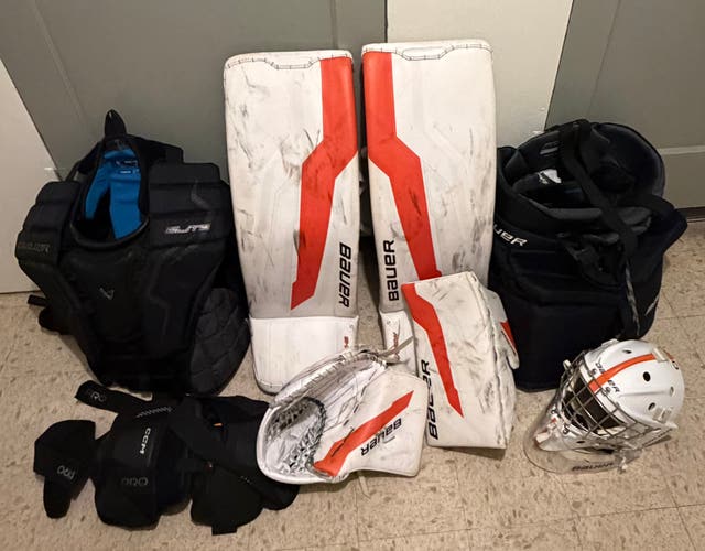 35" Bauer Supreme Shadow Regular Goalie Full Set (Used)