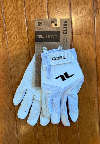 Large Tucci Napoli Elite Batting Gloves (New)