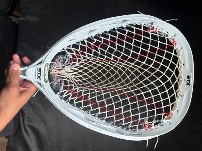 STX Eclipse 2 Goalie Head lightly used never in game, with brand new mesh