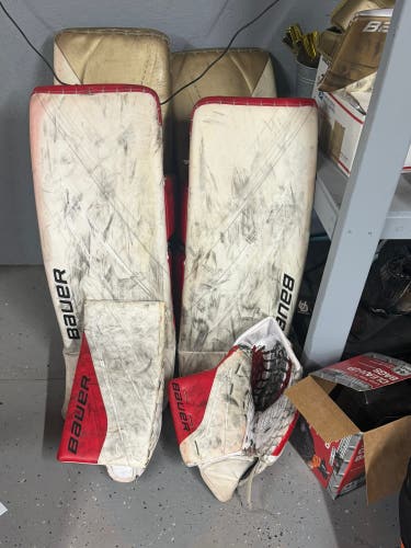 34" Bauer Hyperlite 2 Regular Goalie Full Set (Used)