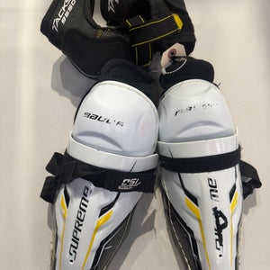 Youth Bauer Supreme 150 Shin Pads 9” and CCM 9550 Youth Small Elbow Pads (Used)