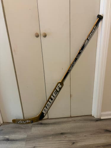 Two used right hand hockey sticks