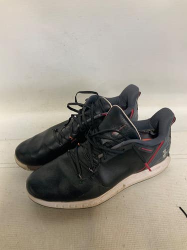 Used Under Armour Mens Golf Shoes Black Senior 12 11823-S000041662