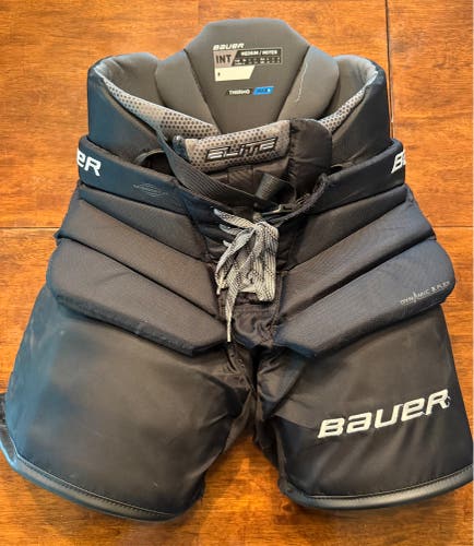 Intermediate Medium Bauer Elite Hockey Goalie Pants (Used)