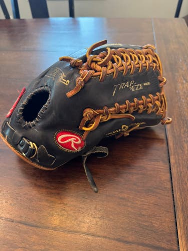 Rawlings Heart of the Hide PRO601DC Trap-Eze RH Outfield Baseball Glove 12.75"