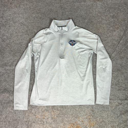 South Carolina Gamecocks Womens Pullover Large Gray 1/4 Zip 2022 Final Four Logo