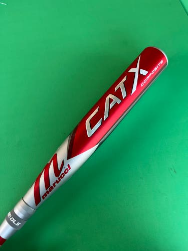 2023 Marucci CAT X Composite Bat BBCOR Certified (-3) 30 oz 33" (Used)