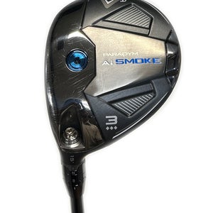 LH Callaway Paradym Ai Smoke Triple Diamond 15* 3 Wood Denali Black 70g 6.0