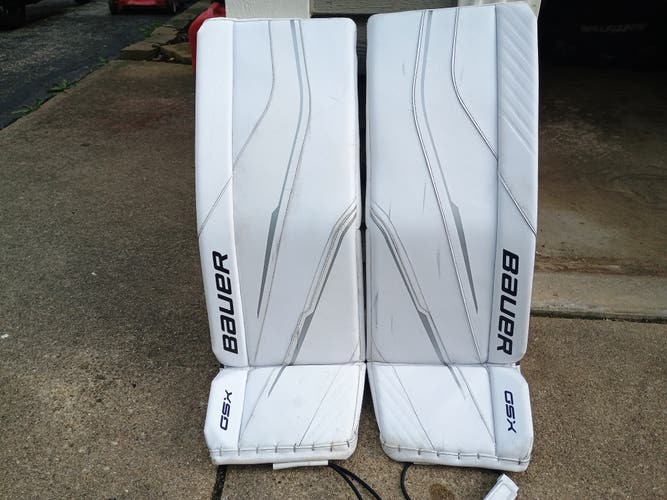 32" 2023 Bauer GSX Goalie Leg Pads (Used)