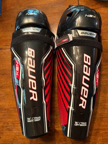 Senior Bauer NSX 16" Shin Pads (Used)