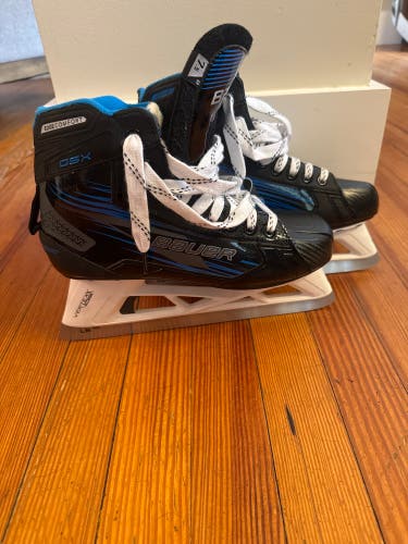 2024 Bauer GSX Hockey Goalie Skates Regular Width 7.5 (New)